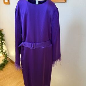 Ann Taylor - Size 10 - Vibrant Thistle - Purple dress -BRAND NEW NEVER WORN